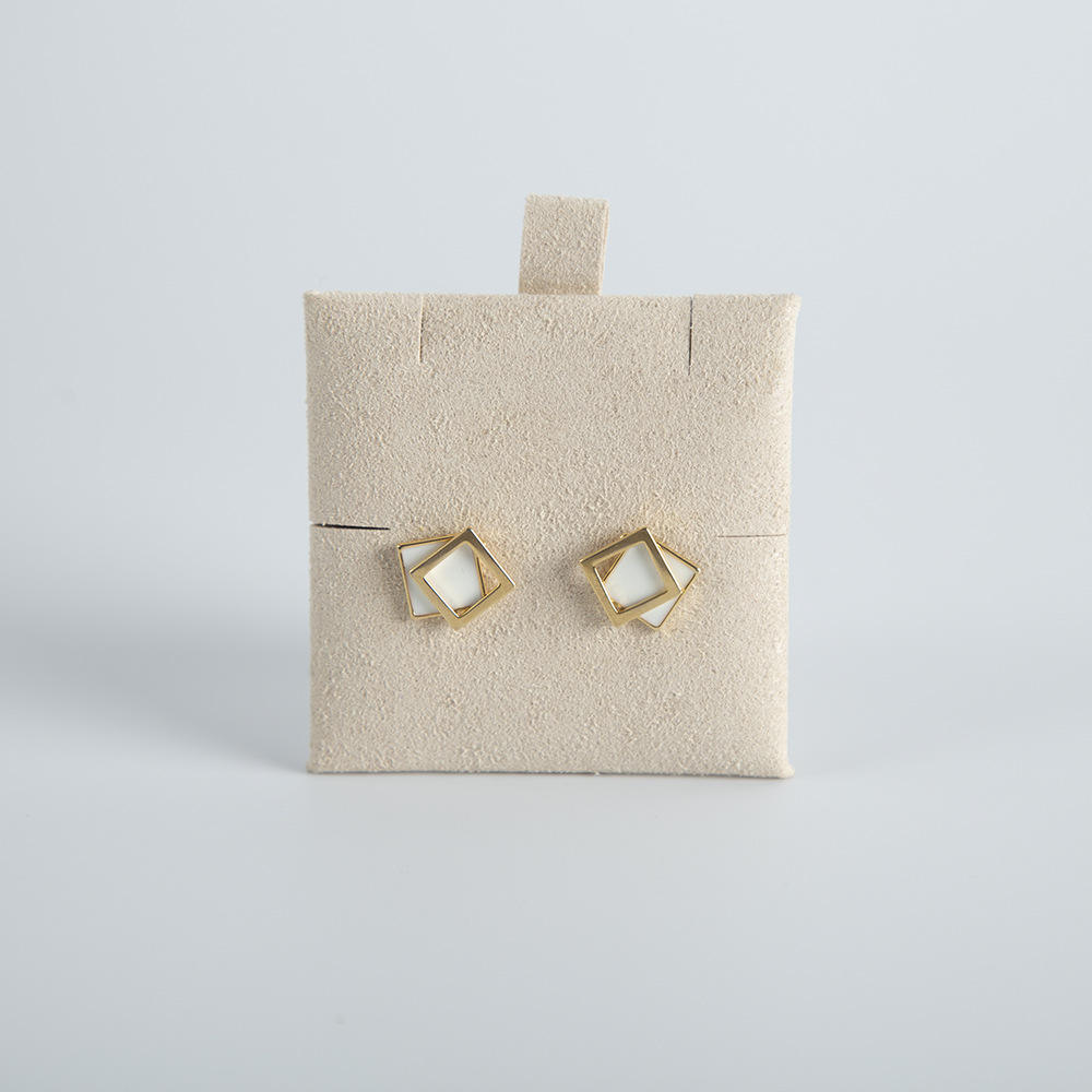 Velvet jewelry packaging box